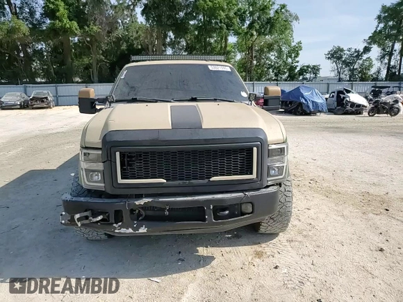 2009 Ford F-250 XL with VIN 1FTSW20R99EA38179, listed as a Copart auction lot 53021595 with 98,231 mi miles and Salvage title. Bid and sale history available at DreamBid. Image 14.