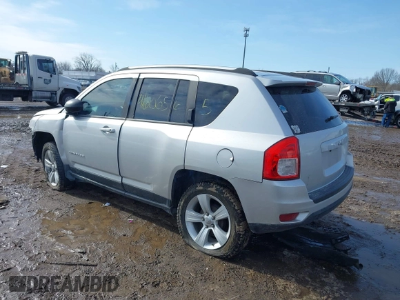 2012 Jeep Compass Sport with VIN 1C4NJCBA3CD601569, listed as a IAAI auction lot 41606565 with 126,630 mi miles. Bid and sale history available at carsss.com. Image 3.