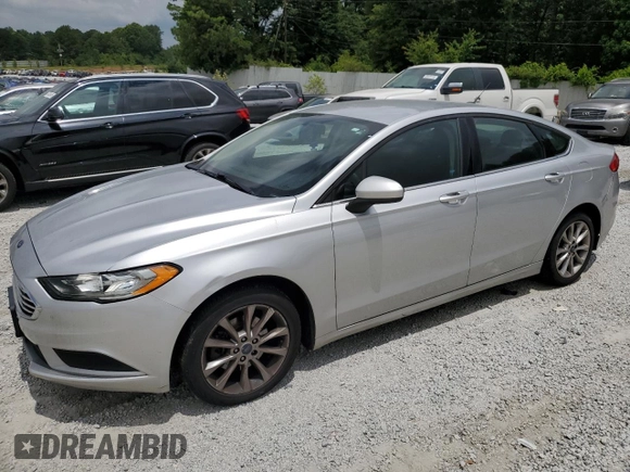2017 Ford Fusion SE with VIN 3FA6P0H71HR260335, listed as a Copart auction lot 57857705 with 160,133 mi miles and Salvage title. Bid and sale history available at DreamBid. Image 1.