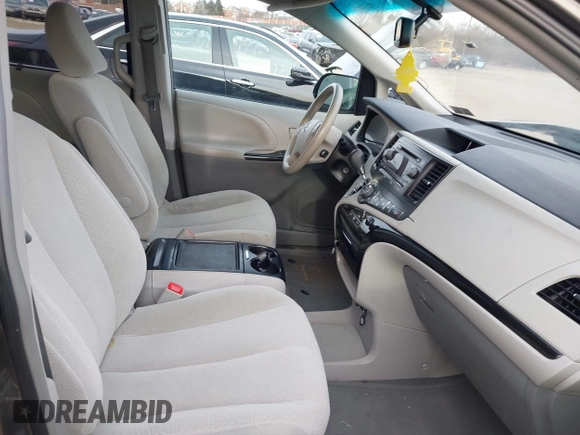 2014 Toyota Sienna LE with VIN 5TDJK3DC1ES087626, listed as a IAAI auction lot 41610813 with 142,311 mi miles and . Bid and sale history available at DreamBid. Image 5.