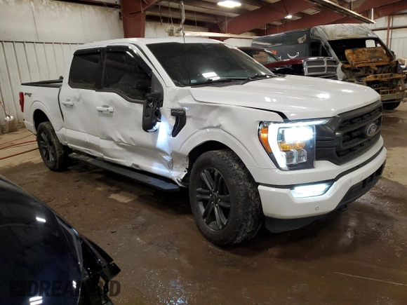 2023 Ford F-150 XL with VIN 1FTEW1EP0PKD06999, listed as a Copart auction lot 47529785 with 88,615 mi miles and Clean title. Bid and sale history available at DreamBid. Image 4.