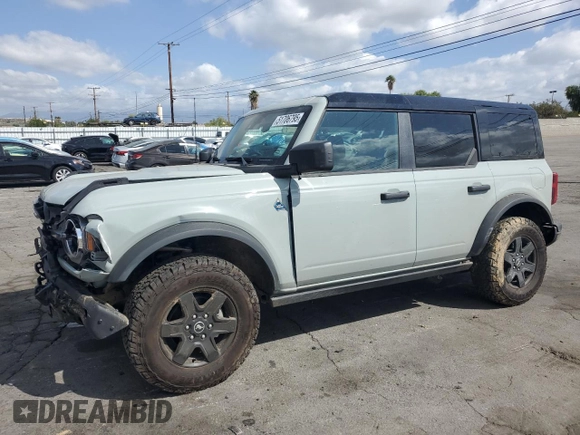 2024 Ford Bronco Black Diamond with VIN 1FMDE1BH9RLB26151, listed as a Copart auction lot 51706795 with 10,981 mi miles and Salvage title. Bid and sale history available at DreamBid. Image 1.