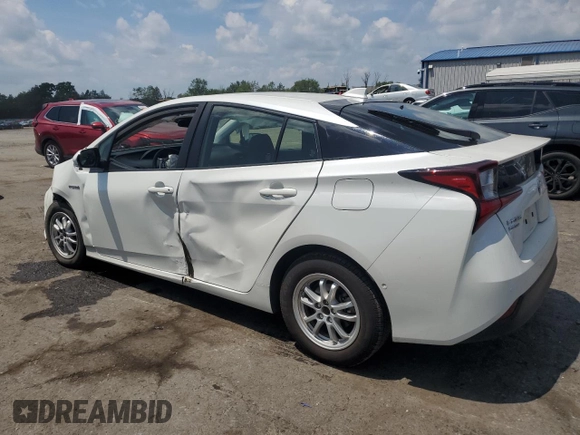 2020 Toyota Prius LE with VIN JTDL9RFU5L3017235, listed as a Copart auction lot 64452855 with Not provided miles and Salvage title. Bid and sale history available at DreamBid. Image 2.