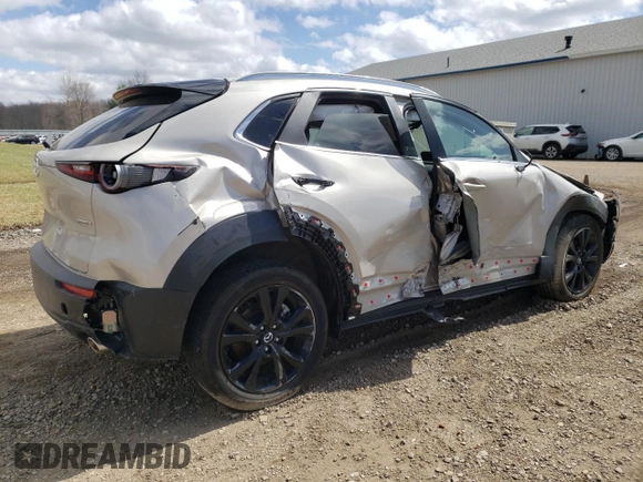 2024 Mazda CX-30 2.5 S Select Sport with VIN 3MVDMBBM3RM705188, listed as a Copart auction lot 50735065 with 0 mi miles and Salvage Title. Bid and sale history available at carsss.com. Image 3.