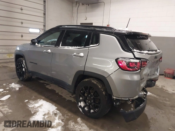 2023 Jeep Compass Latitude with VIN 3C4NJDBN6PT549752, listed as a IAAI auction lot 41225196 with 23,349 mi miles and . Bid and sale history available at DreamBid. Image 3.