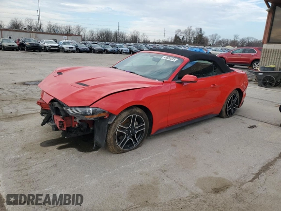 2019 Ford Mustang EcoBoost with VIN 1FATP8UHXK5171101, listed as a Copart auction lot 48926235 with 38,080 mi miles and Salvage Title. Bid and sale history available at carsss.com. Image 1.