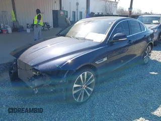 2018 Jaguar XE 25t Prestige with VIN SAJAK4FXXJCP36634, listed as a IAAI auction lot 41661035 with 56,099 mi miles. Bid and sale history available at carsss.com. Image 2.