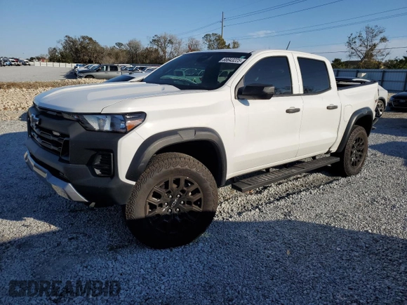 2023 Chevrolet Colorado 4WD Trail Boss with VIN 1GCPTEEK7P1181101, listed as a Copart auction lot 88643225 with 23,423 mi miles and Salvage Title. Bid and sale history available at carsss.com. Image 1.