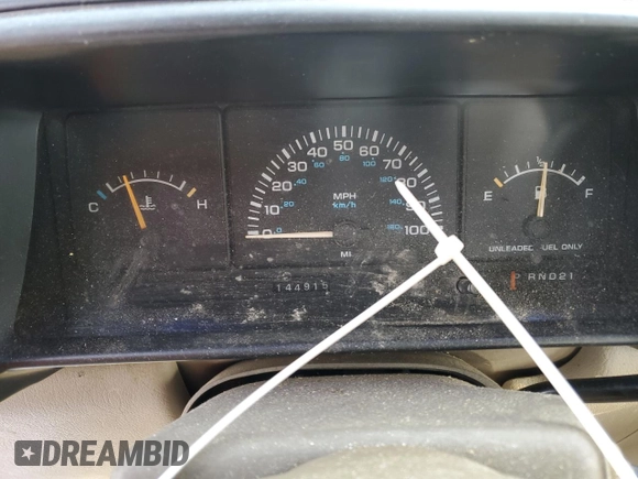 1994 Plymouth Voyager z VIN 2P4GH25K6RR639138, wystawiony jako Copart lot #89067615 z przebiegiem 144 915 mil mil oraz Szkoda całkowita • Salvage title. Historia ofert i sprzedaży dostępna na DreamBid. Obrazek 9.