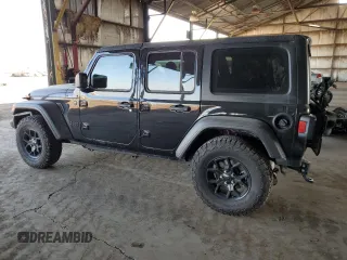 2024 Jeep Wrangler Sport S with VIN 1C4PJXDN3RW107256, listed as a Copart auction lot 43583095 with 17,210 mi miles and Salvage title. Bid and sale history available at DreamBid. Image 2.