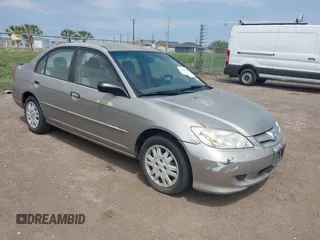 2004 Honda Civic LX with VIN 2HGES165X4H534246, listed as a IAAI auction lot 41921347 with 264,674 mi miles. Bid and sale history available at carsss.com. Image 1.