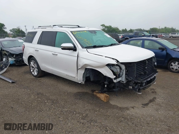 2019 Ford Expedition Platinum with VIN 1FMJU1MT1KEA68098, listed as a IAAI auction lot 42594143 with 116,813 mi miles and . Bid and sale history available at DreamBid. Image 1.