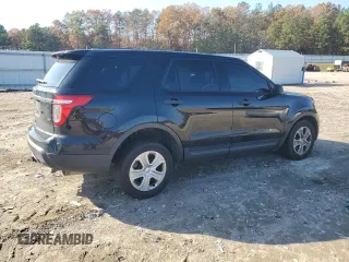 2015 Ford Utility Police Interceptor with VIN 1FM5K8AR1FGB91547, listed as a Copart auction lot 80617764 with 143,476 mi miles and Clean Title. Bid and sale history available at carsss.com. Image 3.