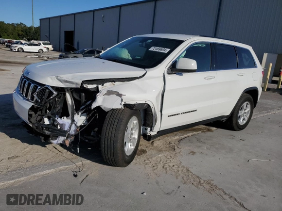 2017 Jeep Grand Cherokee Laredo with VIN 1C4RJEAG5HC916275, listed as a Copart auction lot 72469694 with 36,511 mi miles and Salvage Title. Bid and sale history available at carsss.com. Image 1.