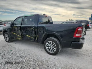 2020 Ram 1500 Laramie with VIN 1C6SRFJT5LN178284, listed as a Copart auction lot 61813575 with 90,699 mi miles and Salvage title. Bid and sale history available at DreamBid. Image 2.