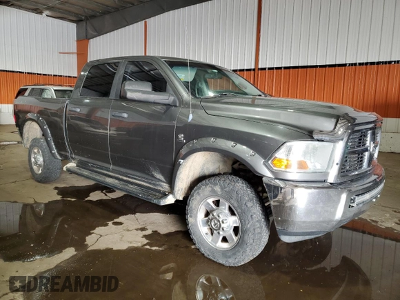 2011 Ram 2500 Laramie with VIN 3D7UT2CL2BG534549, listed as a Copart auction lot 43618615 with 262,405 mi miles and Salvage title. Bid and sale history available at DreamBid. Image 4.