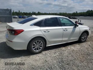 2022 Honda Civic EX with VIN 2HGFE2F3XNH117629, listed as a Copart auction lot 65165855 with 37,994 mi miles and Salvage title. Bid and sale history available at DreamBid. Image 3.