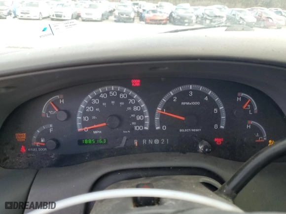 2003 Ford F-150 XL with VIN 1FTRX07243KA29505, listed as a Copart auction lot 79263674 with 188,516 mi miles and Salvage Title. Bid and sale history available at carsss.com. Image 9.
