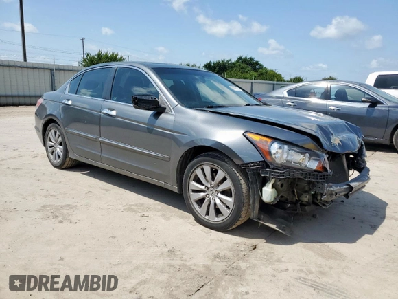 2011 Honda Accord EX with VIN 1HGCP3F76BA013574, listed as a Copart auction lot 61876095 with 144,379 mi miles and Salvage title. Bid and sale history available at DreamBid. Image 4.