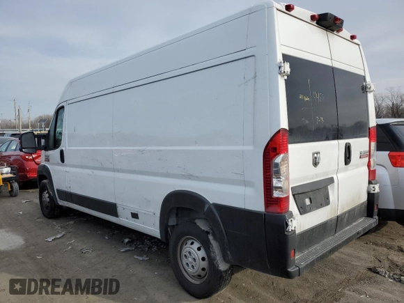 2019 Ram ProMaster Cargo with VIN 3C6URVHG8KE504013, listed as a Copart auction lot 58715384 with 275,798 mi miles and Non Repairable. Bid and sale history available at DreamBid. Image 2.