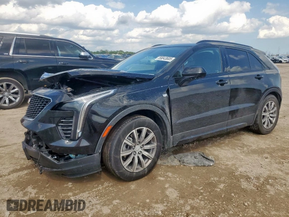 2020 Cadillac XT4 FWD Sport with VIN 1GYFZER45LF146781, listed as a Copart auction lot 59043685 with 65,177 mi miles and Salvage title. Bid and sale history available at DreamBid. Image 1.