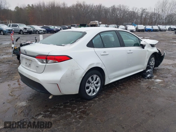 2023 Toyota Corolla LE with VIN 5YFB4MDE5PP008234, listed as a IAAI auction lot 41505320 with 49,314 mi miles. Bid and sale history available at carsss.com. Image 4.