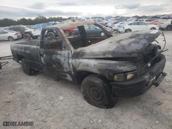 2000 Dodge Ram 1500 Work Special with VIN 1B7HC16X1YS509714, listed as a Copart auction lot 76042394 with 0 mi miles and Non Repairable. Bid and sale history available at carsss.com. Image 4.