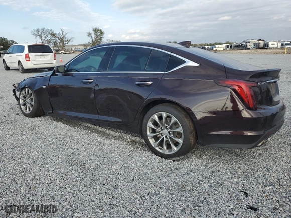 2020 Cadillac CT5 Premium Luxury with VIN 1G6DN5RK4L0133369, listed as a Copart auction lot 84772424 with 65,371 mi miles and Salvage Title. Bid and sale history available at carsss.com. Image 2.
