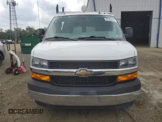 2019 Chevrolet Express Cargo Van with VIN 1GCWGAFG5K1299451, listed as a Copart auction lot 65785654 with 22,343 mi miles and Salvage Title. Bid and sale history available at carsss.com. Image 5.