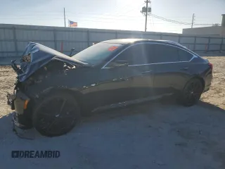 2021 Cadillac CT5 Premium Luxury with VIN 1G6DN5RWXM0143344, listed as a Copart auction lot 41853014 with 7,421 mi miles and Salvage Title. Bid and sale history available at DreamBid. Image 1.