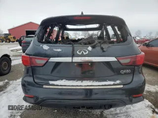 2017 Infiniti QX60 with VIN 5N1DL0MM1HC546110, listed as a Copart auction lot 82972344 with 0 mi miles and Non Repairable. Bid and sale history available at carsss.com. Image 6.