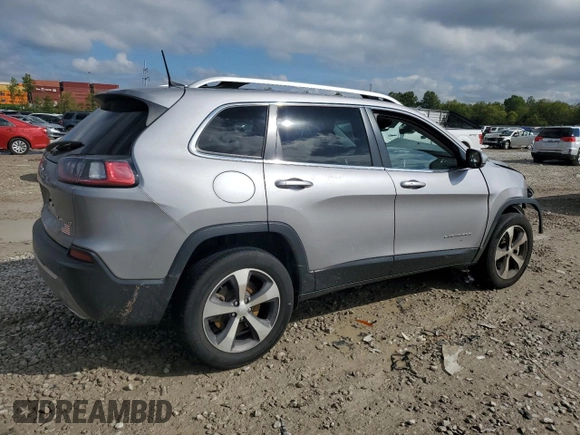 2021 Jeep Cherokee Limited z VIN 1C4PJMDN5MD141539, wystawiony jako Copart lot #73894934 z przebiegiem 31 046 mil mil oraz Szkoda całkowita • Salvage title. Historia ofert i sprzedaży dostępna na DreamBid. Obrazek 3.