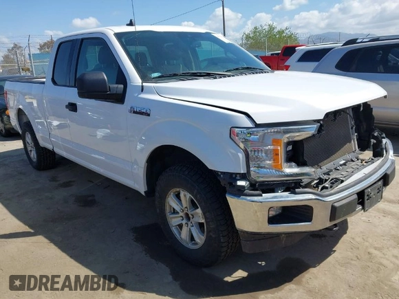 2020 Ford F-150 XL with VIN 1FTEX1EP6LKF03828, listed as a IAAI auction lot 41949622 with 64,268 mi miles. Bid and sale history available at carsss.com. Image 1.