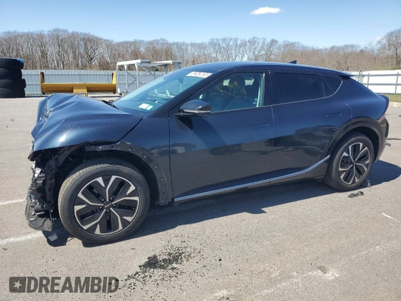 2023 Kia EV6 Wind with VIN KNDC34LA6P5129812, listed as a Copart auction lot 53343035 with 0 mi miles and Clean Title. Bid and sale history available at carsss.com. Image 1.