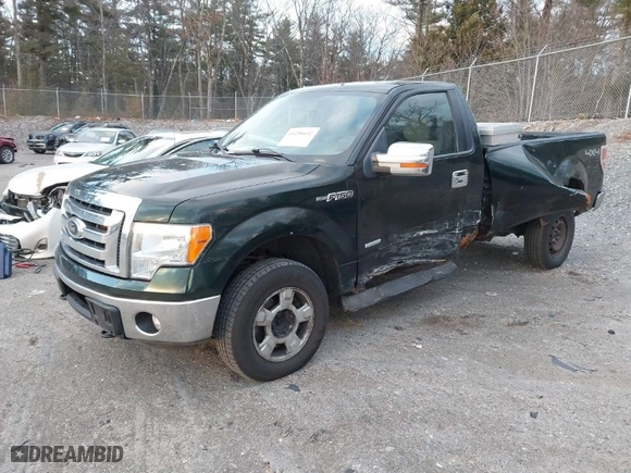 2012 Ford F-150 XL with VIN 1FTNF1ET5CKD60709, listed as a IAAI auction lot 41250632 with 171,891 mi miles. Bid and sale history available at carsss.com. Image 2.
