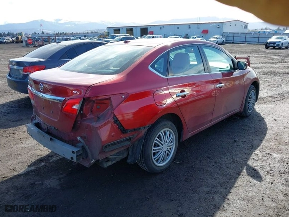 2017 Nissan Sentra S with VIN 3N1AB7AP0HY410708, listed as a IAAI auction lot 41703246 with 113,965 mi miles. Bid and sale history available at carsss.com. Image 4.