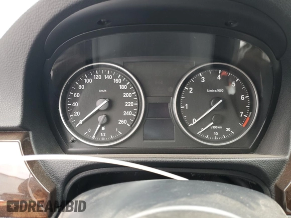 2011 BMW 3 Series 328i xDrive with VIN WBAPK7C57BA772711, listed as a Copart auction lot 80191064 with 0 mi miles and Salvage Title. Bid and sale history available at carsss.com. Image 9.