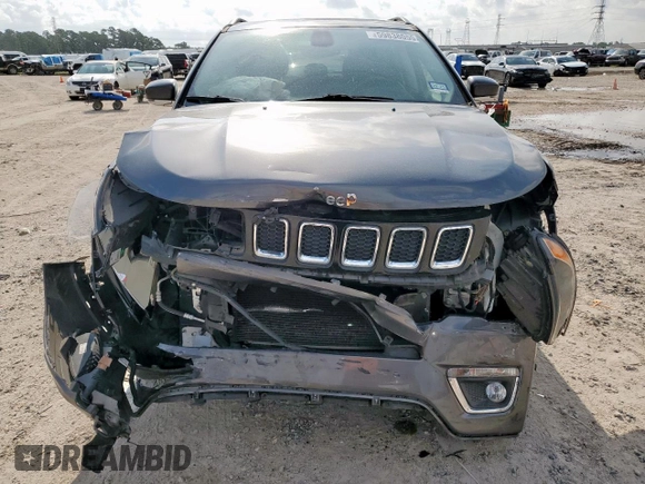 2018 Jeep Compass Limited with VIN 3C4NJDCB9JT206736, listed as a Copart auction lot 59838055 with 124,992 mi miles and Salvage title. Bid and sale history available at DreamBid. Image 5.