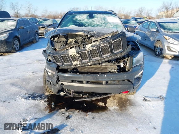 2018 Jeep Compass Trailhawk with VIN 3C4NJDDB4JT501774, listed as a IAAI auction lot 41537713 with 50,834 mi miles and . Bid and sale history available at carsss.com. Image 6.