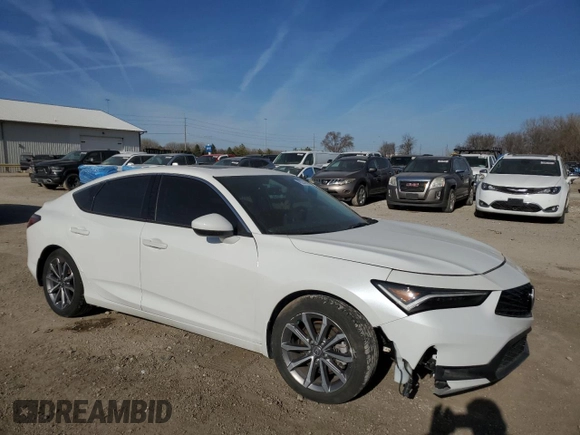 2023 Acura Integra with VIN 19UDE4H24PA028003, listed as a Copart auction lot 49224565 with 15,990 mi miles and Salvage Title. Bid and sale history available at DreamBid. Image 4.