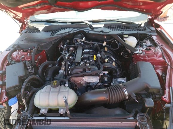 2022 Ford Mustang EcoBoost with VIN 1FATP8UH7N5126718, listed as a Copart auction lot 48011723 with 1,407 mi miles and . Bid and sale history available at DreamBid. Image 11.