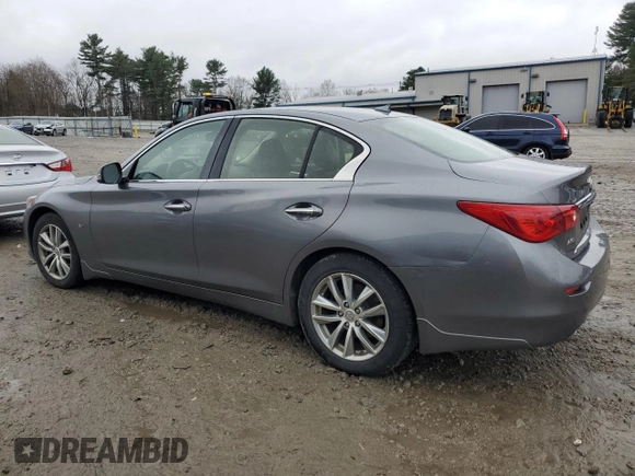 2015 Infiniti Q50 Premium with VIN JN1BV7AR1FM423058, listed as a Copart auction lot 52195215 with 94,797 mi miles and Clean Title. Bid and sale history available at carsss.com. Image 2.