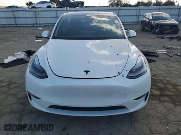 2022 Tesla Model Y Performance with VIN 7SAYGDEF1NF342071, listed as a Copart auction lot 43084905 with 30,534 mi miles and Salvage Title. Bid and sale history available at DreamBid. Image 5.
