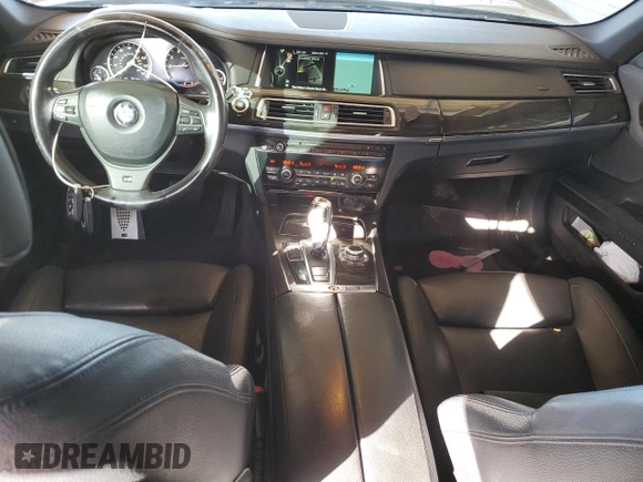 2013 BMW 7 Series 740i with VIN WBAYA6C57DC994965, listed as a Copart auction lot 81635414 with 110,698 mi miles and Salvage Title. Bid and sale history available at carsss.com. Image 8.