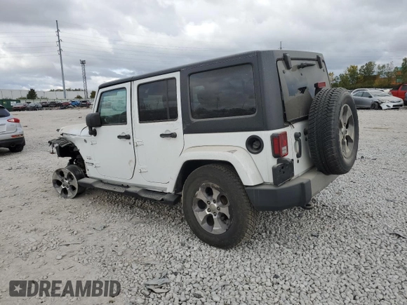 2018 Jeep Wrangler JK Unlimited Sahara with VIN 1C4BJWEG2JL830445, listed as a Copart auction lot 75272164 with 47,929 mi miles and Salvage Title. Bid and sale history available at carsss.com. Image 2.