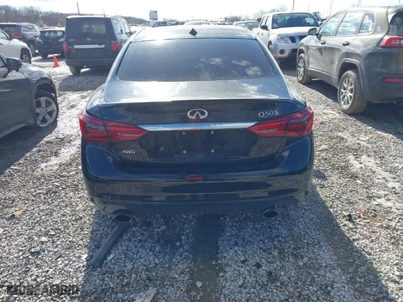 2018 Infiniti Q50 3.0t SPORT with VIN JN1EV7AR1JM442294, listed as a IAAI auction lot 41408602 with 52,355 mi miles. Bid and sale history available at carsss.com. Image 17.