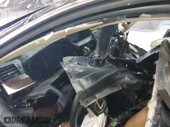 2014 Lexus GS 350 with VIN JTHCE1BL7E5027801, listed as a Copart auction lot 50440835 with Not provided miles and Salvage title. Bid and sale history available at DreamBid. Image 8.