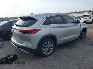 2021 Infiniti QX50 Luxe with VIN 3PCAJ5BA7MF105890, listed as a IAAI auction lot 42346569 with 26,784 mi miles and . Bid and sale history available at DreamBid. Image 4.