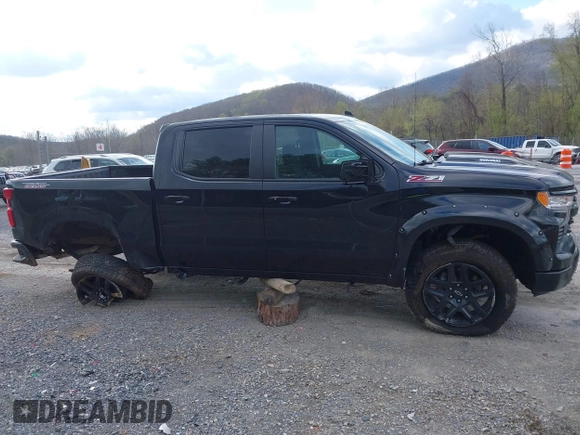 2023 Chevrolet Silverado 1500 LT Trail Boss with VIN 3GCUDFE89PG270678, listed as a IAAI auction lot 42028188 with 46,820 mi miles and . Bid and sale history available at DreamBid. Image 13.