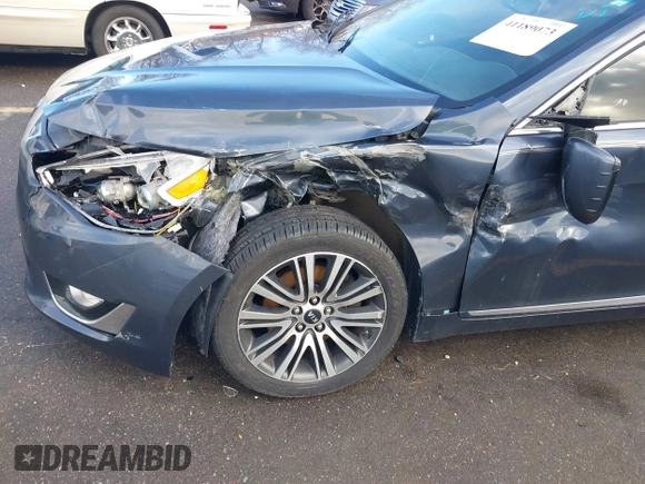 2014 Kia Cadenza Premium with VIN KNALN4D77E5127042, listed as a IAAI auction lot 41189073 with 131,059 mi miles. Bid and sale history available at carsss.com. Image 6.